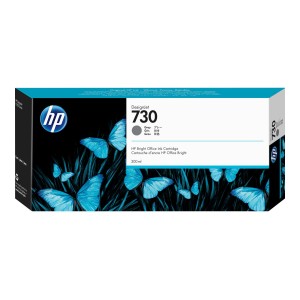Hp 730 gris cartucho de tinta original - p2v72a
