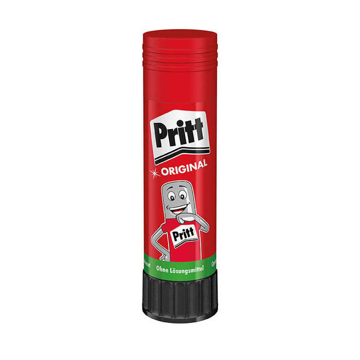 Pritt Barra de Pegamento Grande 43grs - Sin Disolventes - 97% de Ingredientes Naturales - Lavable a 20ºC - Seguro para Niños