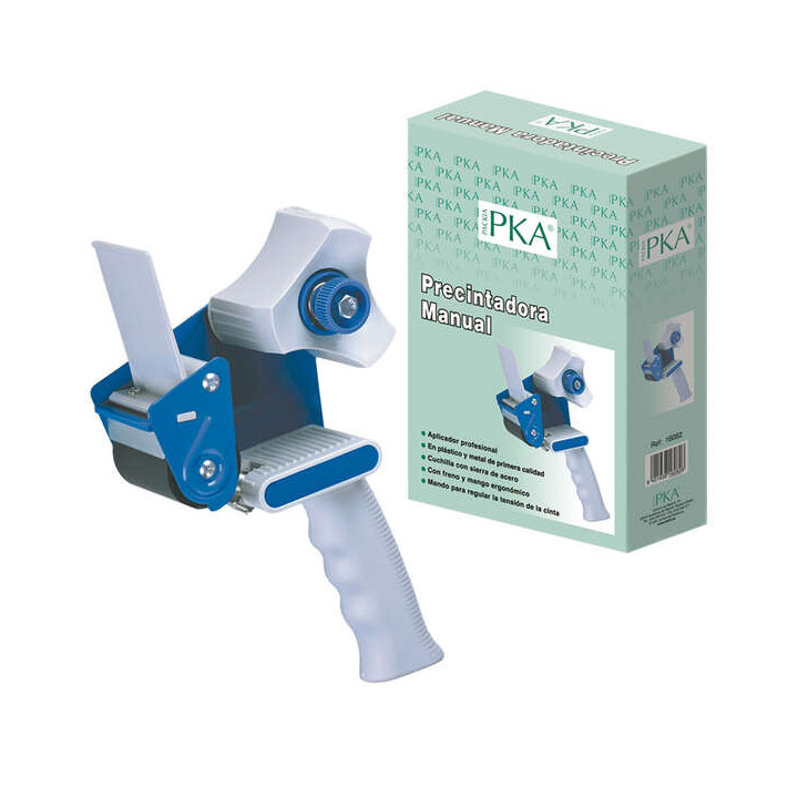 Dohe PKA Precintadora Manual - Cuchilla de Acero - Color Gris/Azul