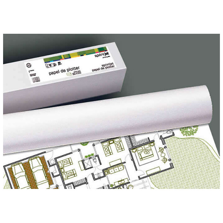Fabrisa Plus Bobina de Papel para Plotter 80gr - Medidas 914mm x 50m