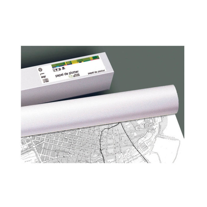 Fabrisa Plus Bobina de Papel para Plotter 90gr - Medidas 610mm x 50m