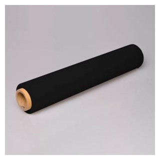Fabrisa Bobina de Film Extensible con Mandril 23 Micras - Ancho 50cm - 2kg de Peso - Gran Resistencia - Color Negro