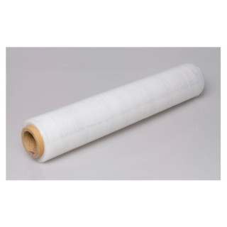 Fabrisa Bobina de Film Extensible con Mandril 23 Micras - Ancho 50cm - 2kg de Peso - Gran Resistencia - Transparente