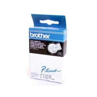 BROTHER Cinta laminada Transparente/Azul 12 mm