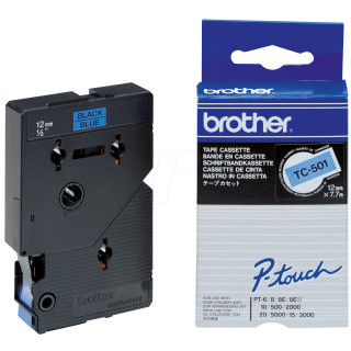 BROTHER Cinta laminada azul/negro 12mm