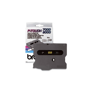BROTHER Cinta laminada Amarillo / negro 9 mm
