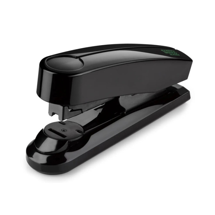 Novus B 4FC re+new Grapadora de Sobremesa - Fabricada con Plastico Reciclado - Hasta 50 Hojas - Grapado Plano Abierto