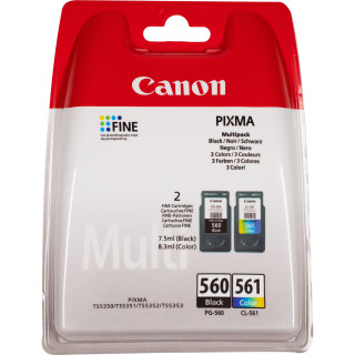 CANON Cartuchos de tinta Multipack CANON PG560 + CL561 (negro+color)