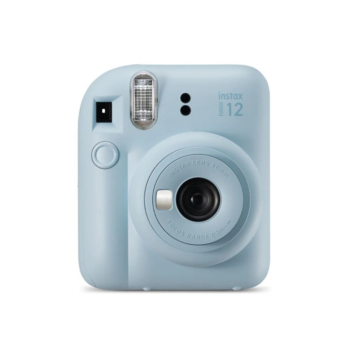 Fujifilm Instax Mini 12 Pastel Blue Camara Instantanea - Tamaño de Imagen 62x46mm - Flash Auto - Exposicion Automatica - Mini