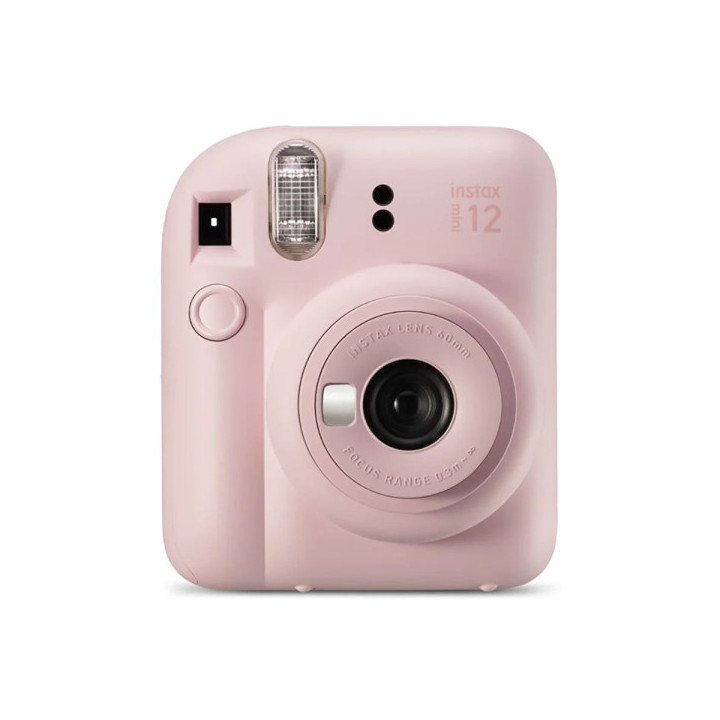 Fujifilm Instax Mini 12 Blossom Pink Camara Instantanea - Tamaño de Imagen 62x46mm - Flash Auto - Exposicion Automatica - Mini