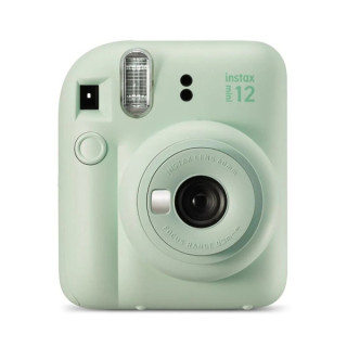 Fujifilm Instax Mini 12 Mint Green Camara Instantanea - Tamaño de Imagen 62x46mm - Flash Auto - Exposicion Automatica - Mini E