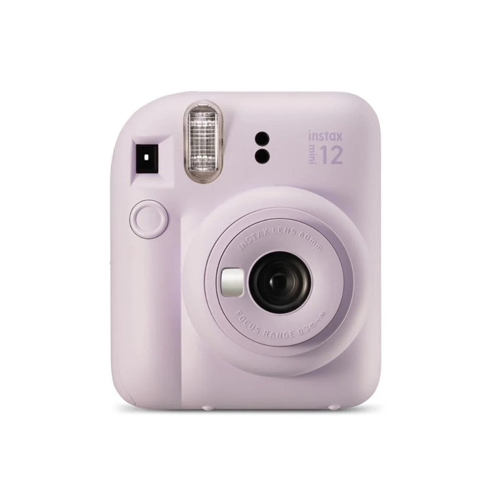 Fujifilm Instax Mini 12 Lilac Purple Camara Instantanea - Tamaño de Imagen 62x46mm - Flash Auto - Exposicion Automatica - Mini