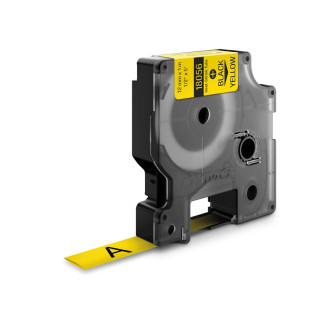 DYMO RHINO Cinta ID1-12 Negro/amarillo tubo termorretractil