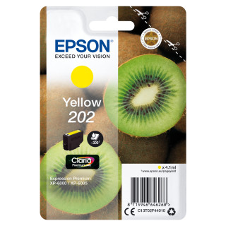 EPSON Singlepack Yellow 202 Claria Premium Ink
