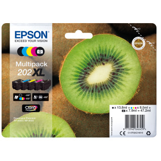 EPSON Multipack 5-colours 202XL Claria Premium Ink con RF