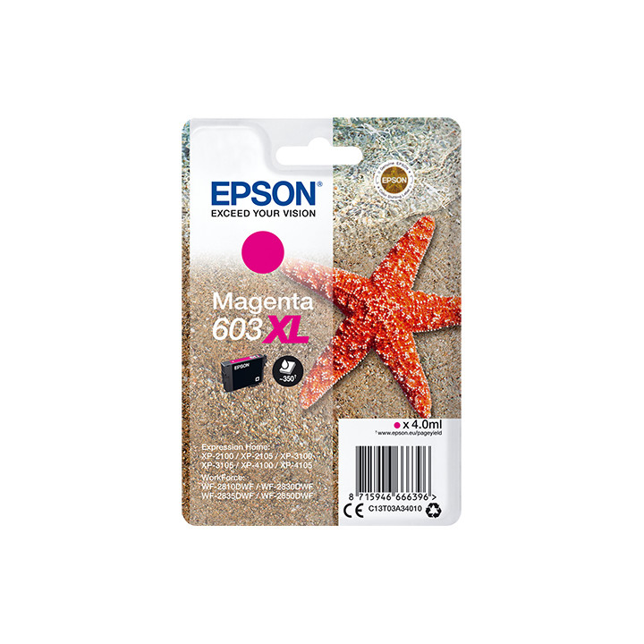 EPSON tinta Magenta XL Estrella de mar 1 tinta 603XL RF / AM Single