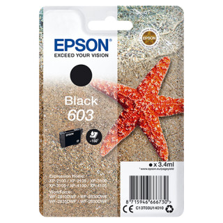 EPSON tinta negra Std Estrella de mar 1 tinta 603 RF / AM Single