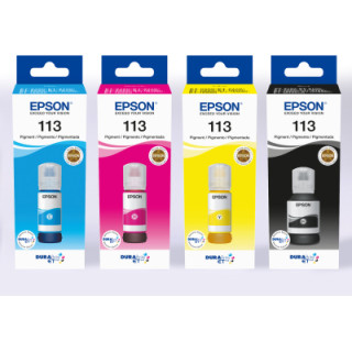 EPSON Multipack 4 tintas Ecotank 113 series