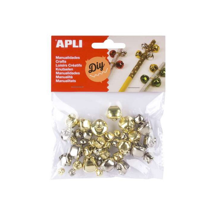 Apli Pack con 40 Cascables - Tamaños Surtidos Ø 8 mm