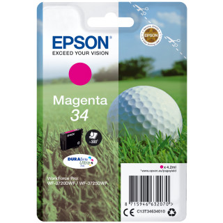 EPSON Singlepack Magenta 34 DURABrite Ultra Ink