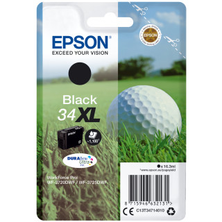 EPSON Singlepack Black 34XL DURABrite Ultra Ink