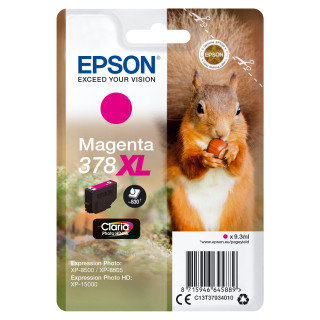 EPSON Singlepack Magenta 378XL Claria Photo HD Ink con RF
