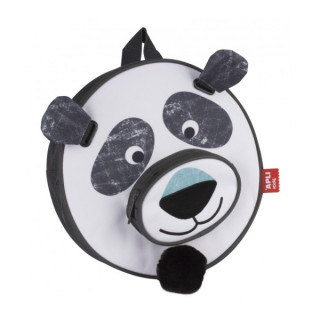Apli Mochila Panda - Doble Compartimento - Cierre Cremallera - Asas Acolchadas y Regulables - Asa Superior para Colgar - Tira c