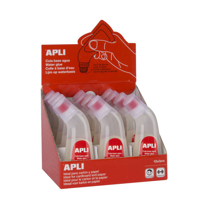 Apli Cola Base Agua 70ml - Facil Aplicacion - Secado Rapido - Resistente al Agua - Transparente