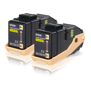 Epson Aculaser C9300 Toner Amarillo (Pack 2)