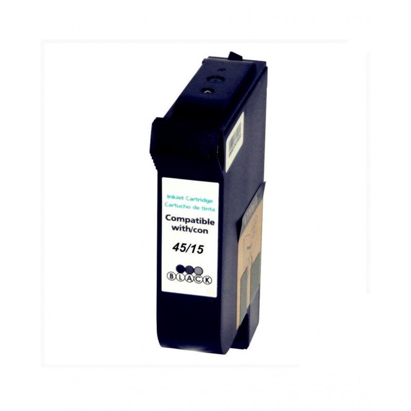 Hp 45/15 negro cartucho de tinta pigmentada generico - reemplaza 51645ae/c6615de Hp 45/15 negro cartucho de tinta pigmentada generico - reemplaza 51645ae/c6615de