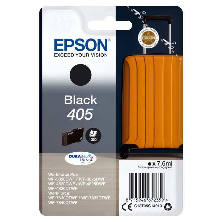 EPSON Singlepack Black 405 DURABrite Ultra Ink