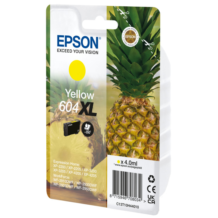 EPSON Tinta amarilla 604XL Piña