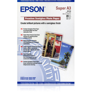Epson Papel Fotografico Semibrillo (Premium SemiGlossy Photo) A3+