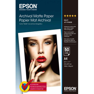Epson Papel Mate Larga Duracion (Archival Matte Paper) A4