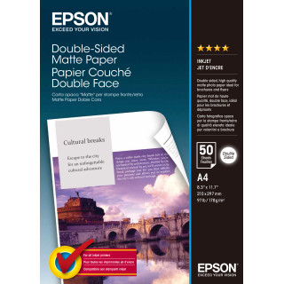 Epson Papel Mate Doble Cara (Double Sidez Matte Paper) A4