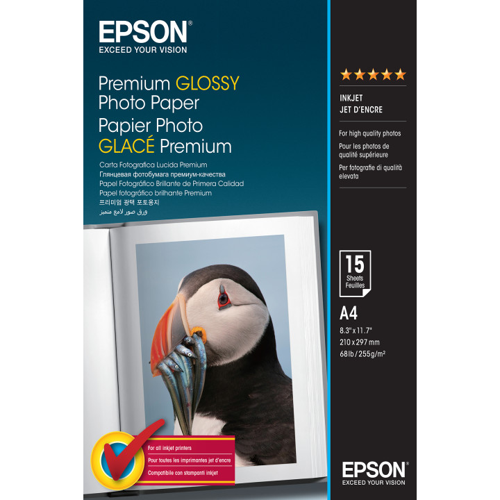 Epson Papel Premium Glossy Photo 255 gr