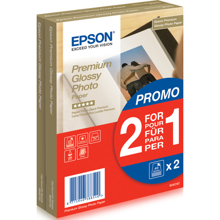 Epson Papel Premium Glossy Photo 255 gr