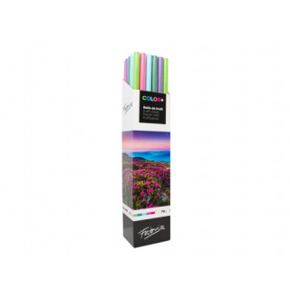 Fabrisa ColorPlus Expositor de 30 Rollos de Papel Regalo - Papel Kraft Verjurado de 70gr - Medidas del Rollo 1x3m - Colores Sur