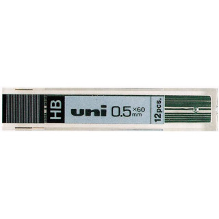 Uni-ball UL-1405 Pack de 12 Minas 0.5mm HB - Color Grafito