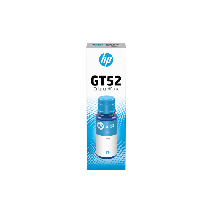HP Botellas de tinta GT52 Cian