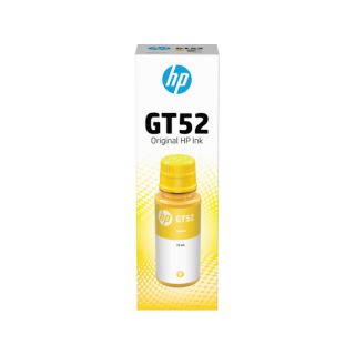 HP Botellas de tinta GT52 Amarilla