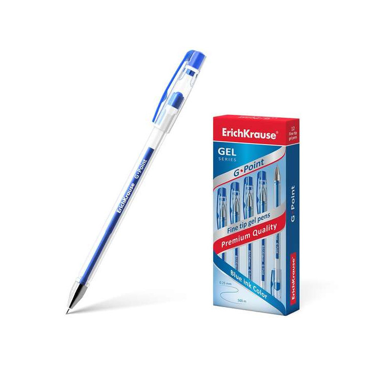 Erichkrause Boligrafo de Gel G-Point - Punta de Aguja de 0
