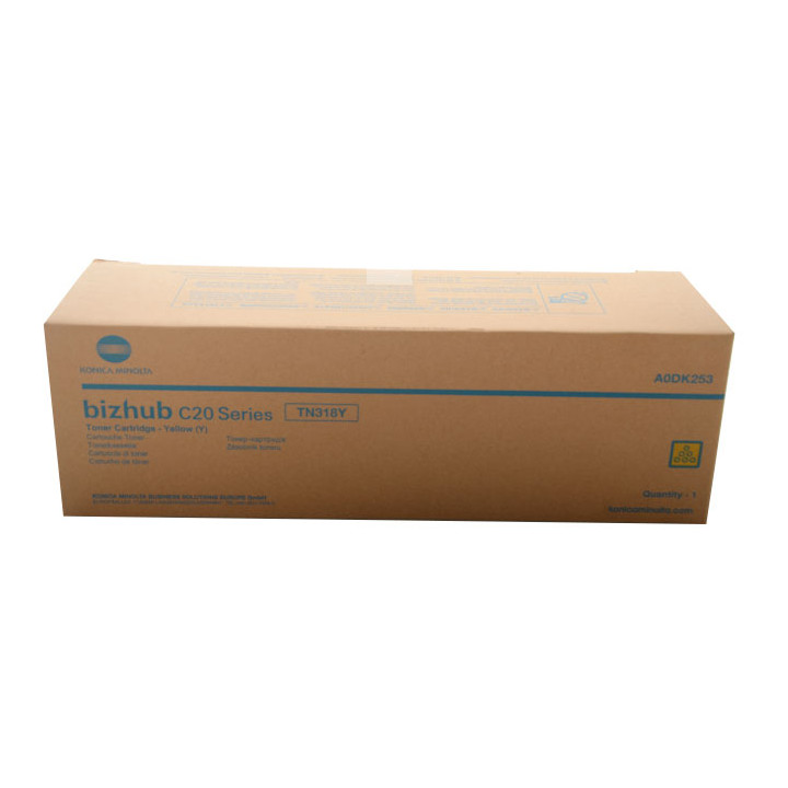 KONICA MINOLTA BIZHUB C20P Toner Amarillo TN318Y