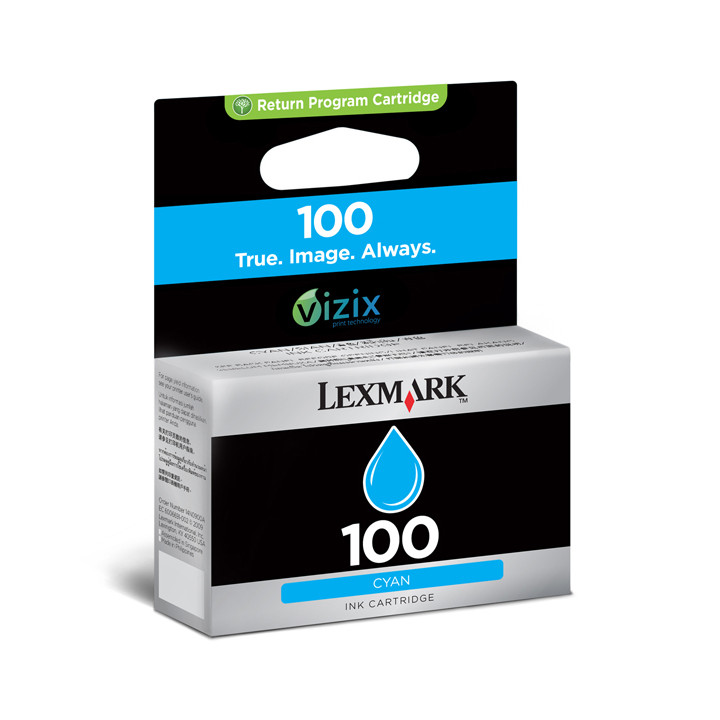 LEXMARK S/305/405/505/605 PRO/205/705/805/905 Cartucho de tinta Cian Retornable nº100