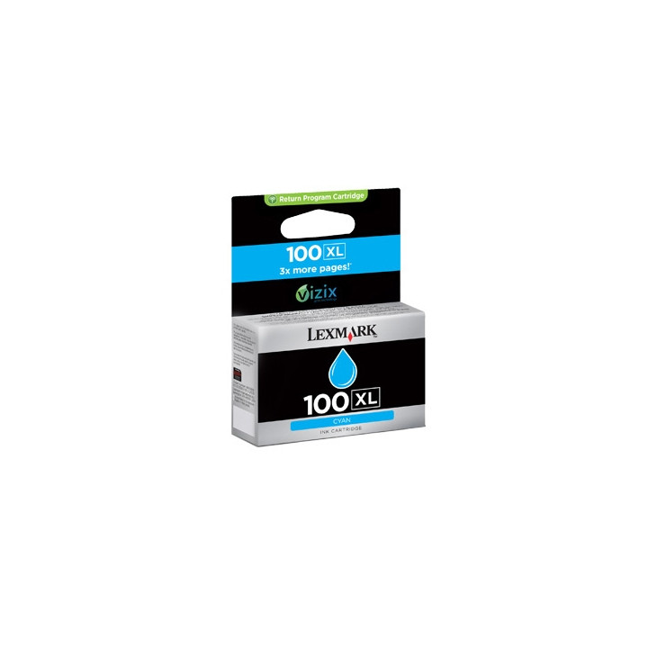 LEXMARK S/305/405/505/605 PRO/205/705/805/905 Cartucho de tinta Cian Retornable nº100XL