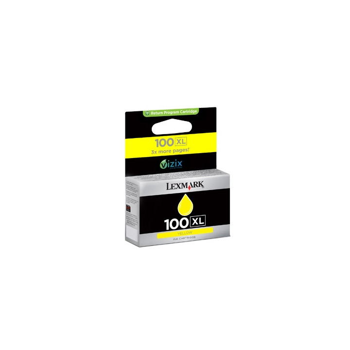 LEXMARK S/305/405/505/605 PRO/205/705/805/905 Cartucho de tinta Amarillo Retornable nº100XL