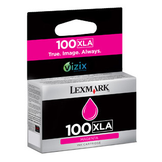LEXMARK CARTUCHO INYECCION TINTA MAGENTA Nº100 XLA VIZIX