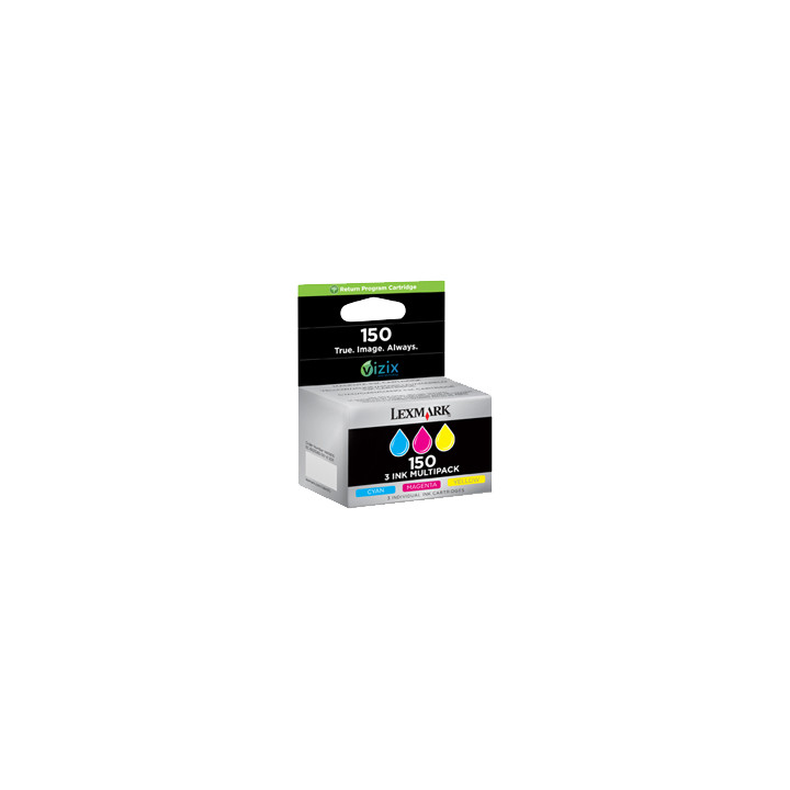 Lexmark Pack 3 cartuchos color (CMY) Retornables 150