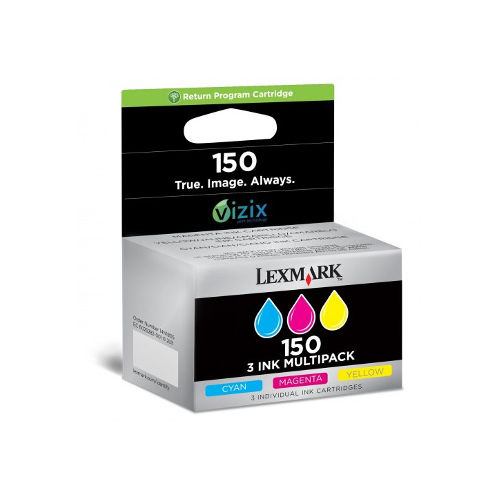 Lexmark Pack 4 cartuchos (CMYK) Retornables 150