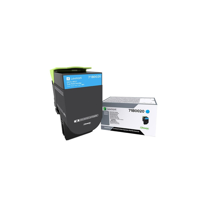 Lexmark CS/CX 317 Cartucho de toner cian